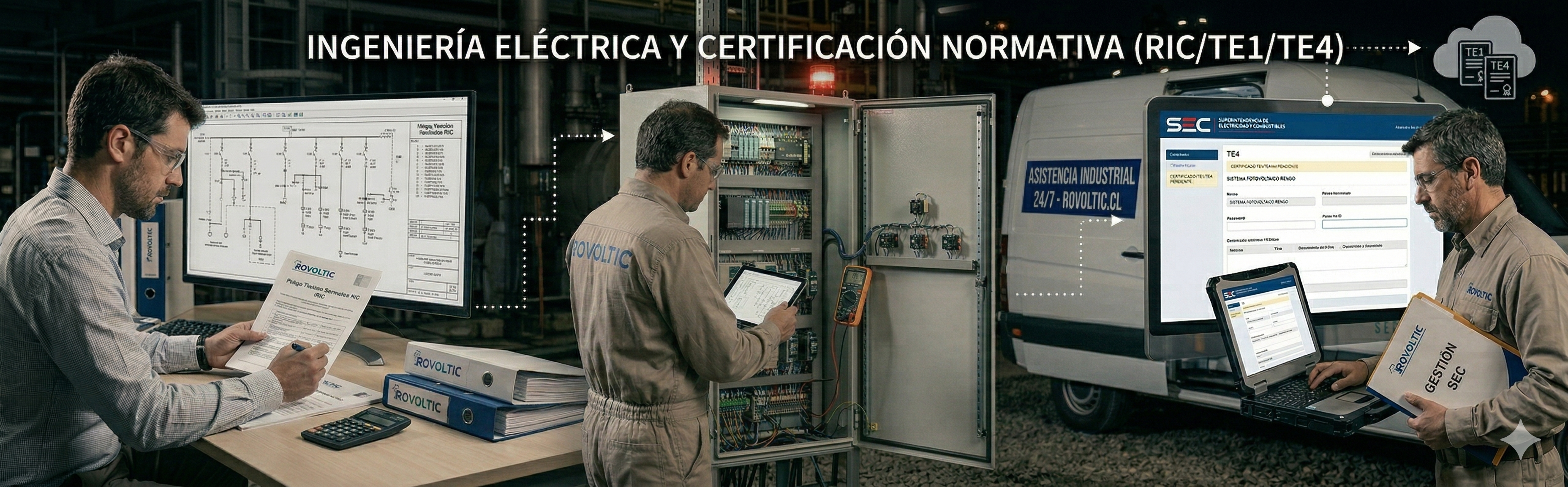 Ingeniería Eléctrica y Tramitación SEC RIC TE4 en Chile